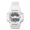 Sport Mens Digital Chronograph Strap Watch Classic Vintage Square Mens Digital Watch WR50M