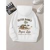 Cozy Hoodie Women's Casual Hoodie Outer Banks Pogue Life Letter Print Beach Graphic Kangaroo Pocket Cozy Autumn Apparel Trendy