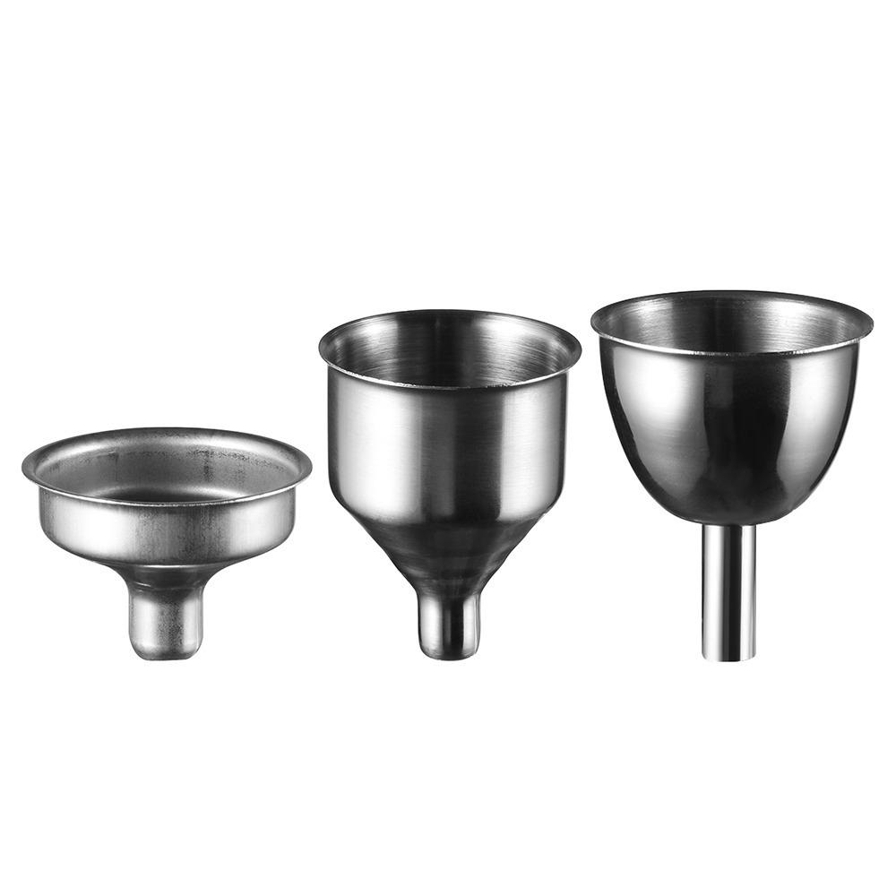 To Clean Durable Oil Vinegar Stainless Steel Wine Spice Kitchen Tool Filling Tool Household Funnel