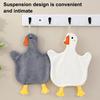 2 шт. Полотенце для рук Goose, двухстороннее полотенце из кораллового бархата, впитывающее, утолщенное, многоразовое, для уборки и сушки кухни, ванной комнаты