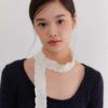 OVLA dear rose petit pearl point muffler scarf_2color SC001
