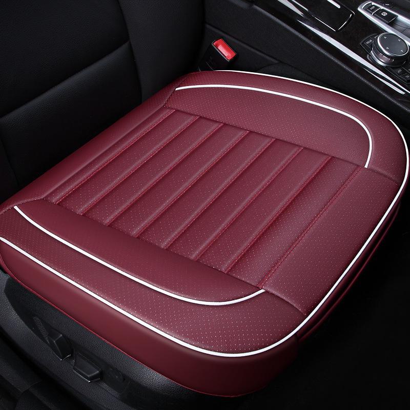 Universal Four-Season Perforated Microfiber Leather Car Seat Cushion Set for Five Seats