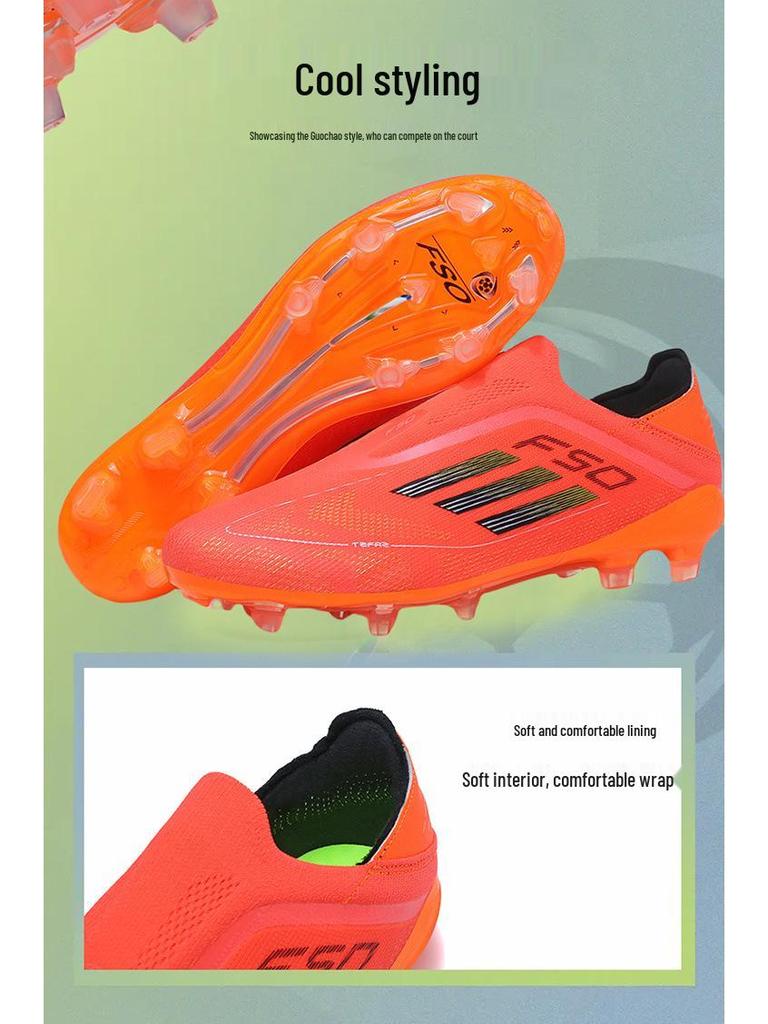 Унисекс футбольные бутсы AG с длинными шипами для взрослых - Обувь для занятий спортом на открытом воздухе