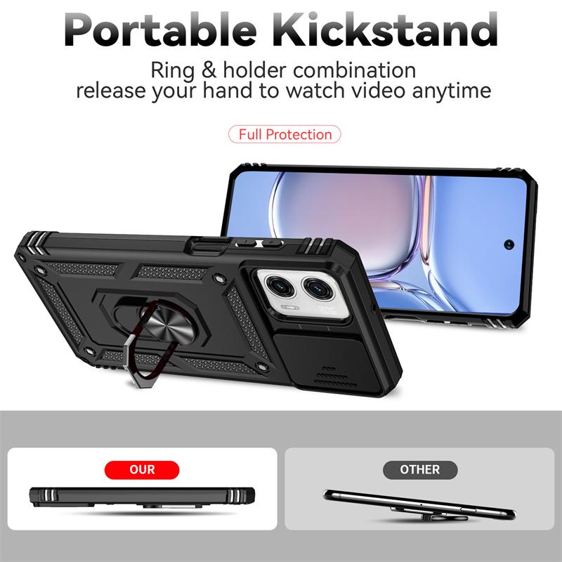 Чехол для Motorola Moto G Power 5G 2023, защитный чехол для камеры, защитный чехол для телефона Motorola G Power 5G 2023, кольцевой держатель, задняя крышка