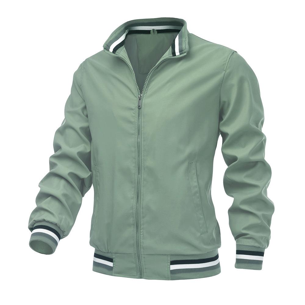 2022 Spring/Autumn Men's Plus Size Casual Stand-Up Collar Jacket