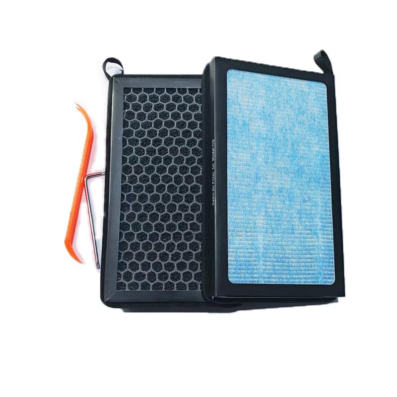 1107681-00-A 2pcs For Tesla Model 3 Model Y HEPA N952017-2026 Carbon Activated Cleaner Air Filter