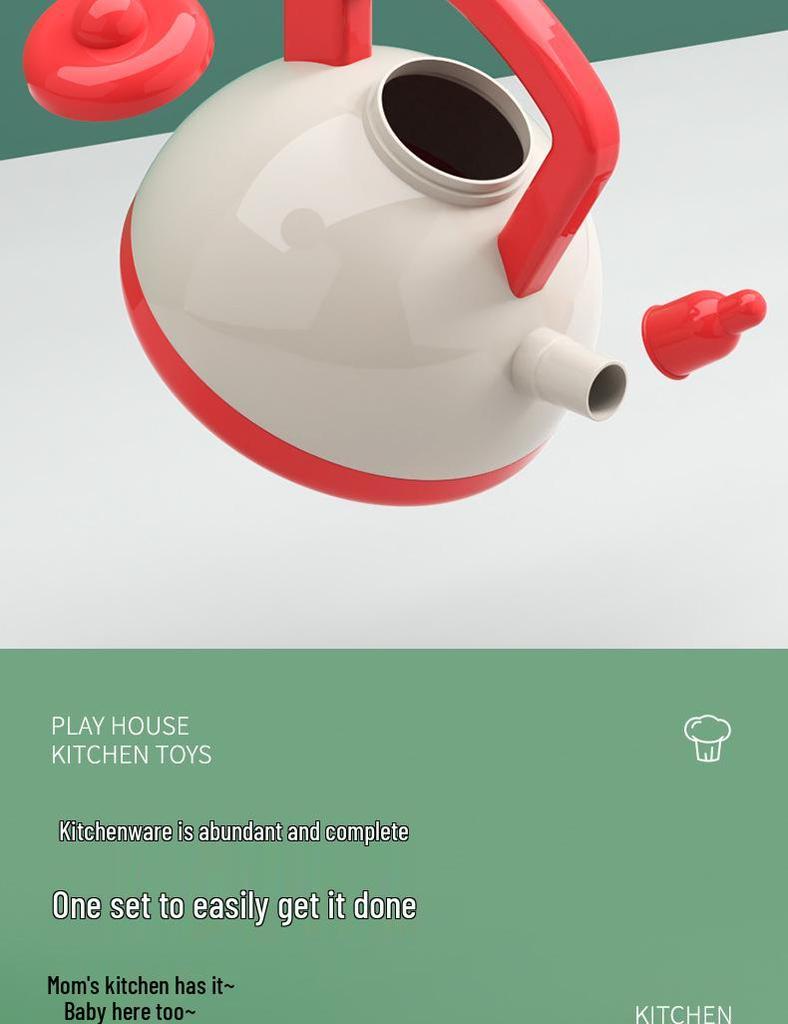 Детский игровой кухонный набор: Игрушка для готовки и резки с овощами для мальчиков и девочек
