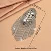 European and American fashion full diamond shoulder accessories tassel shoulder patch brooch
