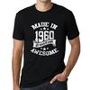 ULTRABASIC - Homme T-shirt Graphique Made In 1960 Idee Cadeau T-shirt Pour Le 60e Anniversaire Army
