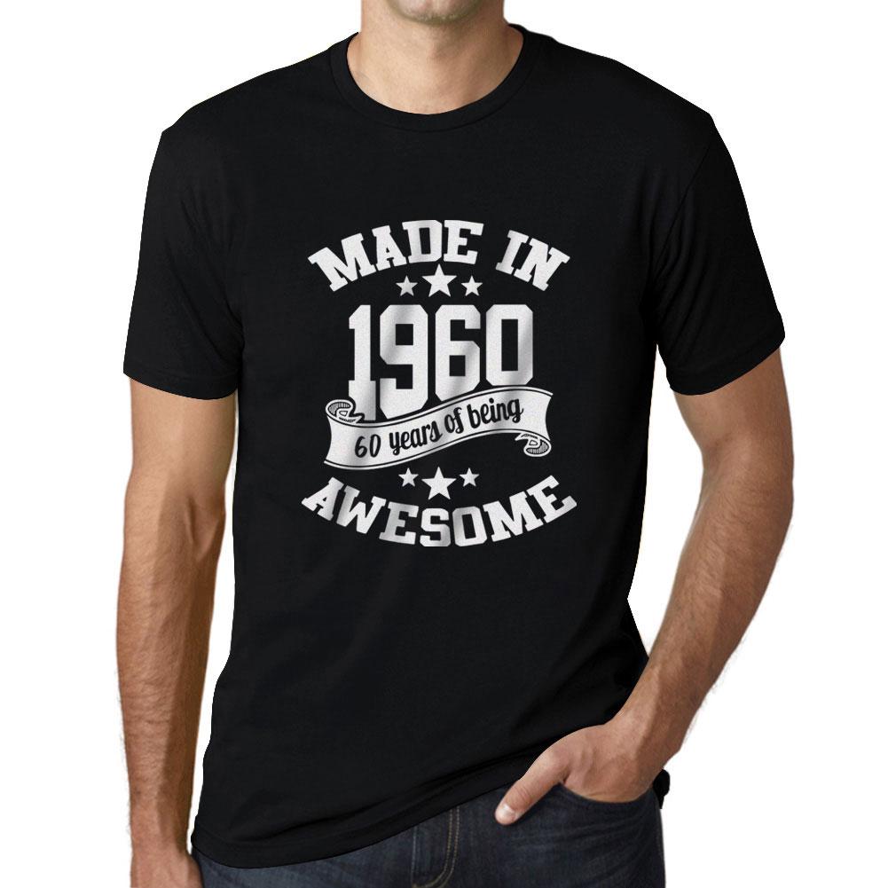ULTRABASIC - Homme T-shirt Graphique Made In 1960 Idee Cadeau T-shirt Pour Le 60e Anniversaire Army