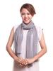 Women's 180cm Rectangular Silk Scarf with Glittered Design