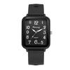Simple Silicone Analog Display Watch with Waterproof Square Quartz Movement for Men and Black Perfect for or or Any Other Occasion Movement Women, -