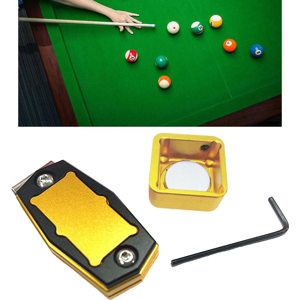 Pool Chalks Holder with Belt Clip Billiard Chalks Case Portable Magnetic Billiard Cue Chalks Box for Snooker Players