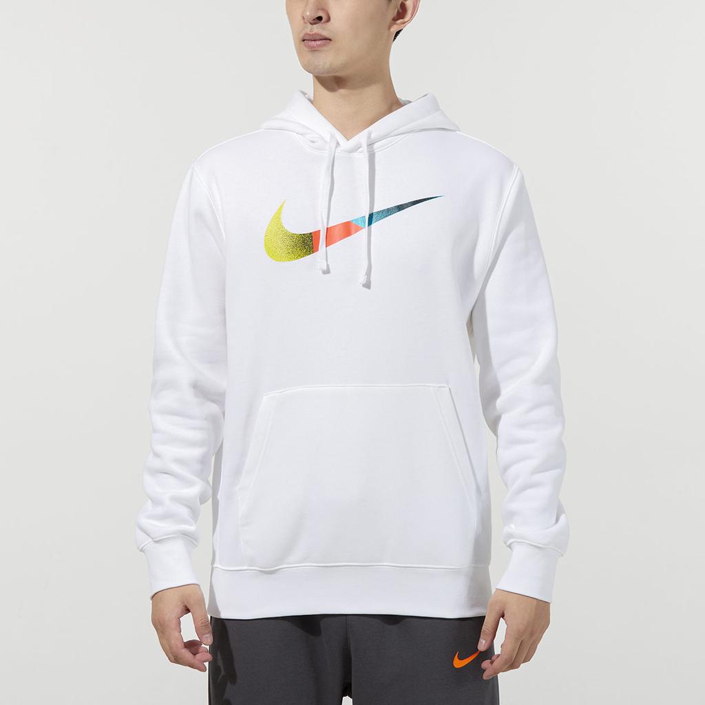 Nike Спортивная одежда Swoosh Brand Pullover Hoodie Men Hoodie White DM2395-100