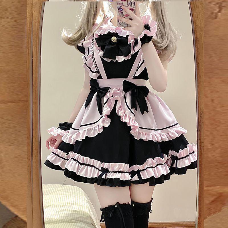 COS Maid Loita, милое женское платье, женский костюм Лолиты для косплея