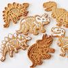 Large 3-Piece Dinosaur Cookie Cutter Set for Baking and Confectionery