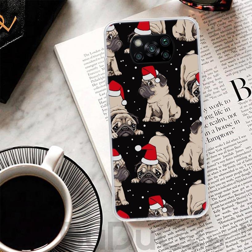Bulldog Pug Dog Cover For Xiaomi Poco X6 X7 X5 Pro X4 Gt X3 Nfc F6 Phone Case F5 F4 F3 F2 F1 M5S M4 M3 Print Shell Housing X3 X4