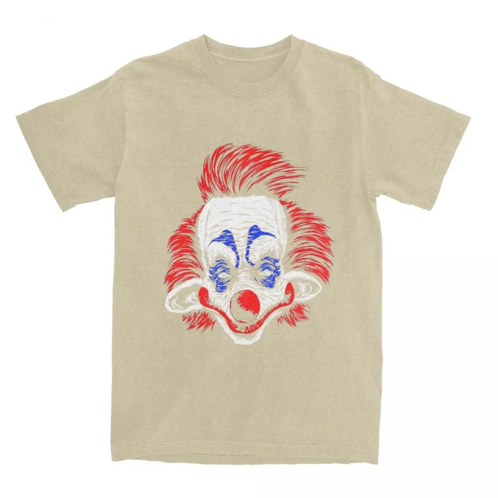 Летняя мужская женская рубашка с изображением клоунов-убийц из космоса Руди, одежда, футболка, одежда, юмористическая футболка