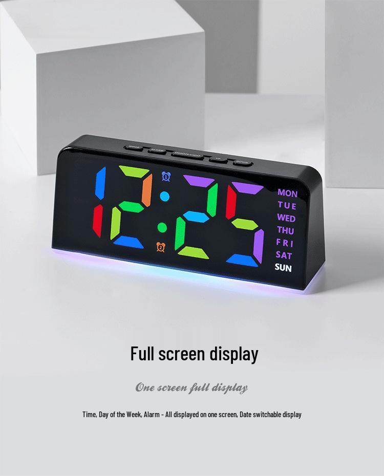 Многофункциональный RGB ночник-будильник - Модель GH0739R