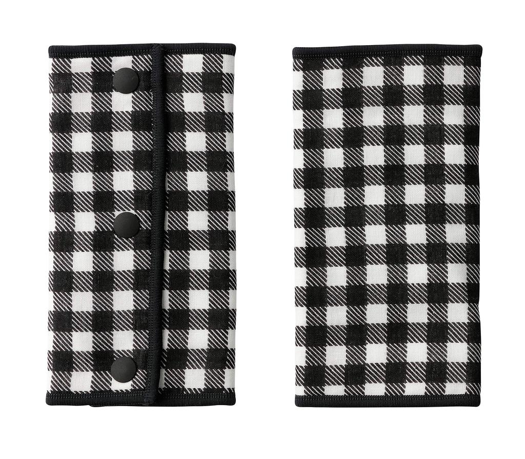 BABYHOPPER BabyHopper Марлевый пояс Черно-белый для 0 месяцев и старше Чехол, Клетка, CKBH00111,