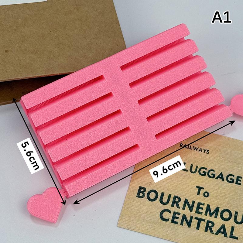 Colorful Nail Art Display Holder Storage Box for Transfer Paper Organizer for Nail Foil Stickers Suitable for Home and Salon Use