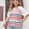 Independent research and development design European and American cross-border printed shirts 2024 spring and summer temperament commuting 