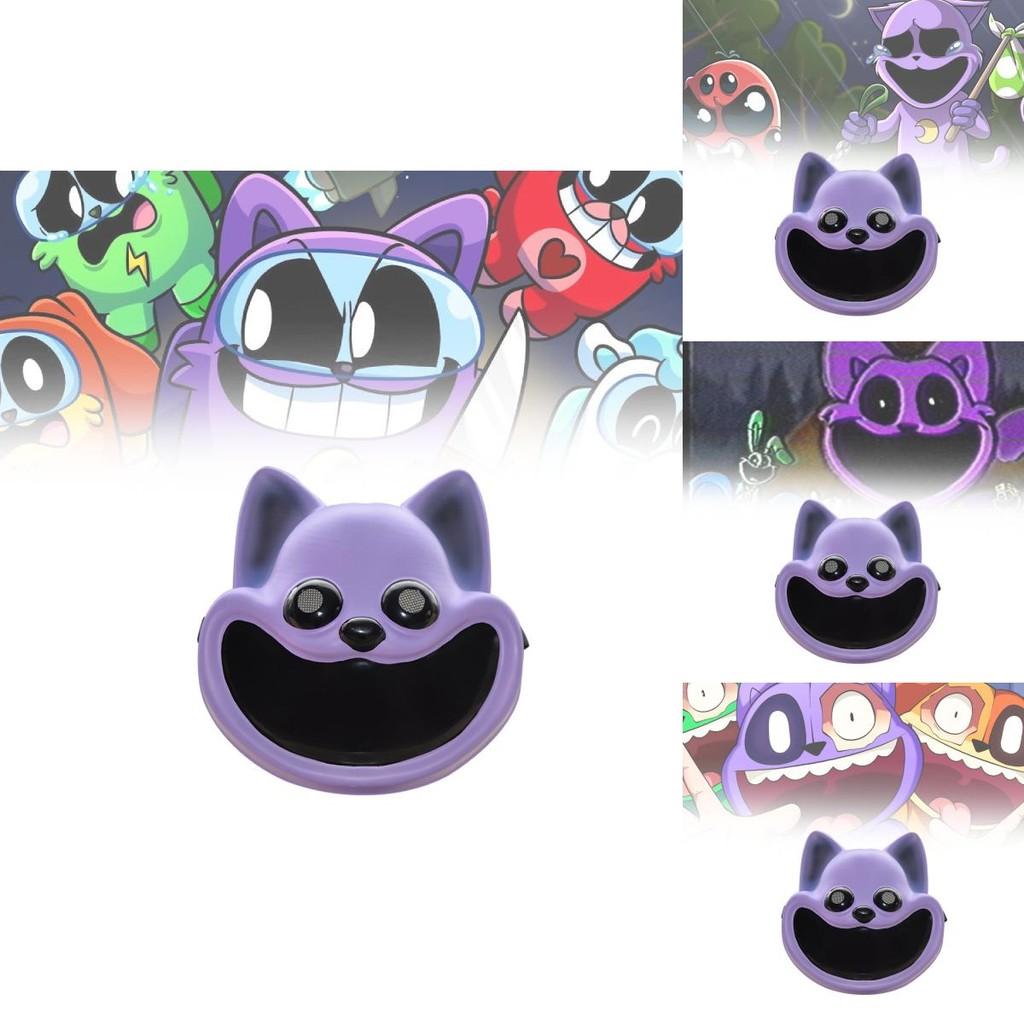 Очаровательная маска Smiling Critters Poppy Playtime Purple Catnap Мягкая игрушка