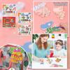 DIY Crystal Color Glue Painting Graff-iti Jewelry Toy Girl Christmas Gift Set Creative Pendant Novelty Painting Set Santa Toys