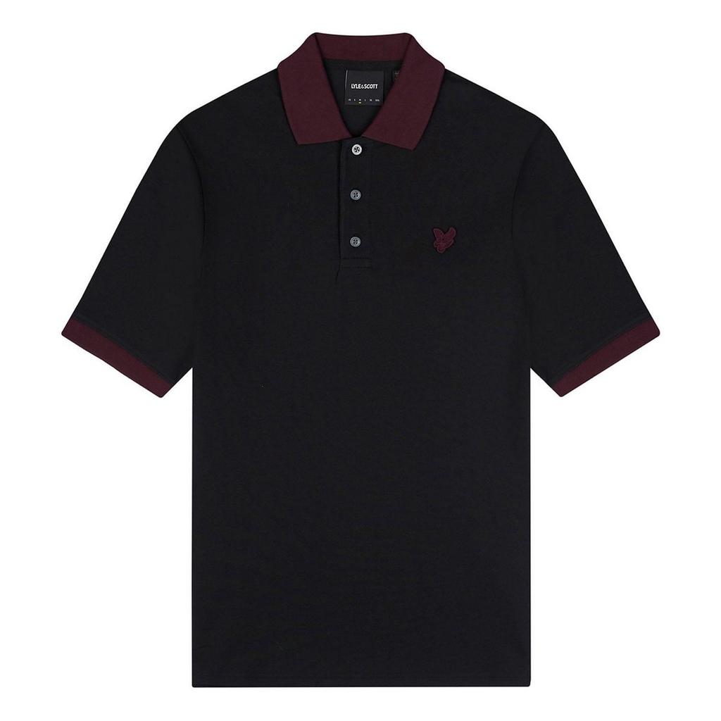 Lyle & Scott Mens Tonal Ringer Polo Shirt
