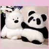 Adorable Reversible West Highland White Terrier Panda Plush Toy For Kids Birthday Gifts