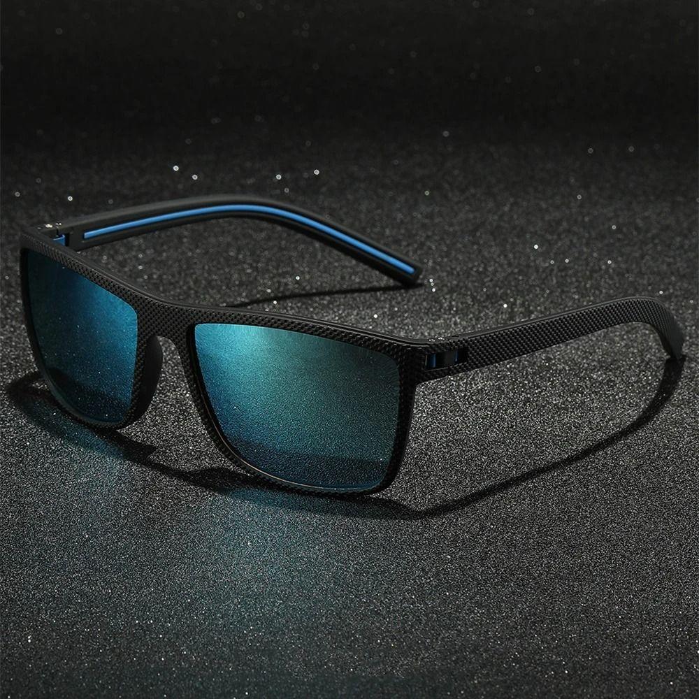 Anti-glare Fishing Sun Glasses Square Large Frame Sunglasses 2024 Polarized Sunglasses Women Men
