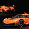 1/24 Lamborghini Koenigsegg JeskoToy Cars Модель литой коллекционной машины со звуком и светом