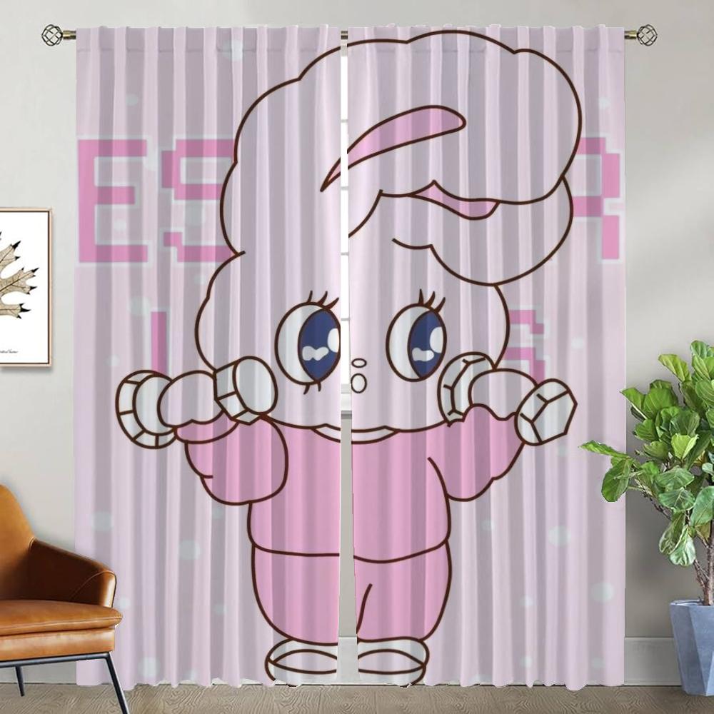 Blackout Kitchen Curtains Child Room EstherBunnyS Curtains for Bedroom Window Curtain Partition Halloween Decoration Shades Home