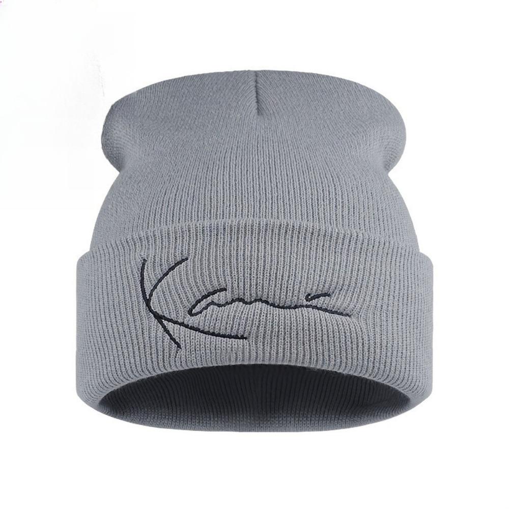 Keep Warm Knitted Beanies Woolen Letter Female Beanie Caps Ladies Casual Cap for Woman/Men