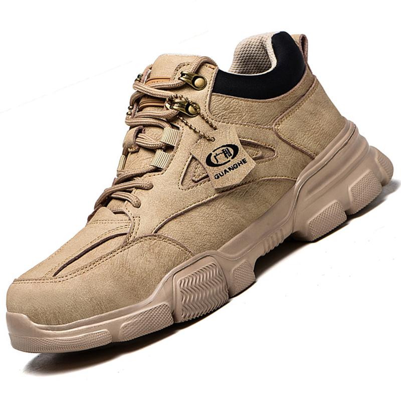 Lightweight Safety Shoes Boots Work Sneakers Steel Toe Shoes Indestructible Protection Shoes Men Puncture-Proof Work Shoes 2024