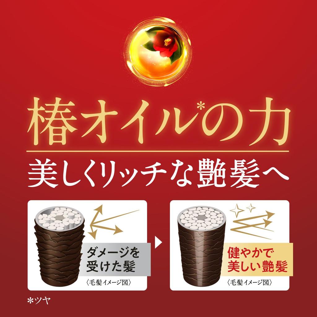 TSUBAKI Premium Moist Repair Шампунь для тела Camellia Shiny Moist Liquid Red 490 мл и упаковка (х 1)