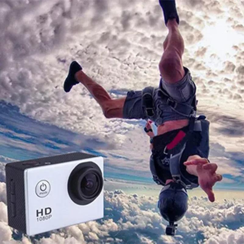 Спортивная мини-камера DV 1080P для наружной съемки, водонепроницаемая, 2,0-дюймовая спортивная камера