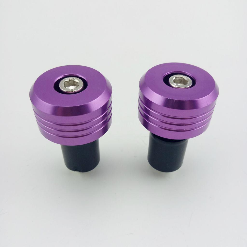 Szmsmy Специальный Баренды! Грипса на руль для мотоциклов Алюминиевые специальные заглушки! Грипса на торец руля для мотоциклов Алюминий (фиолетовый)