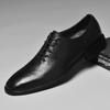 Мужская повседневная обувь из натуральной кожи, высокая подошва, британские оксфорды, модная формальная обувь, обувь класса люкс, деловые лоферы
