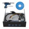 USB-концентратор с драйверами на передней панели CD-ROM PCI-E на 4 интерфейса USB3.0