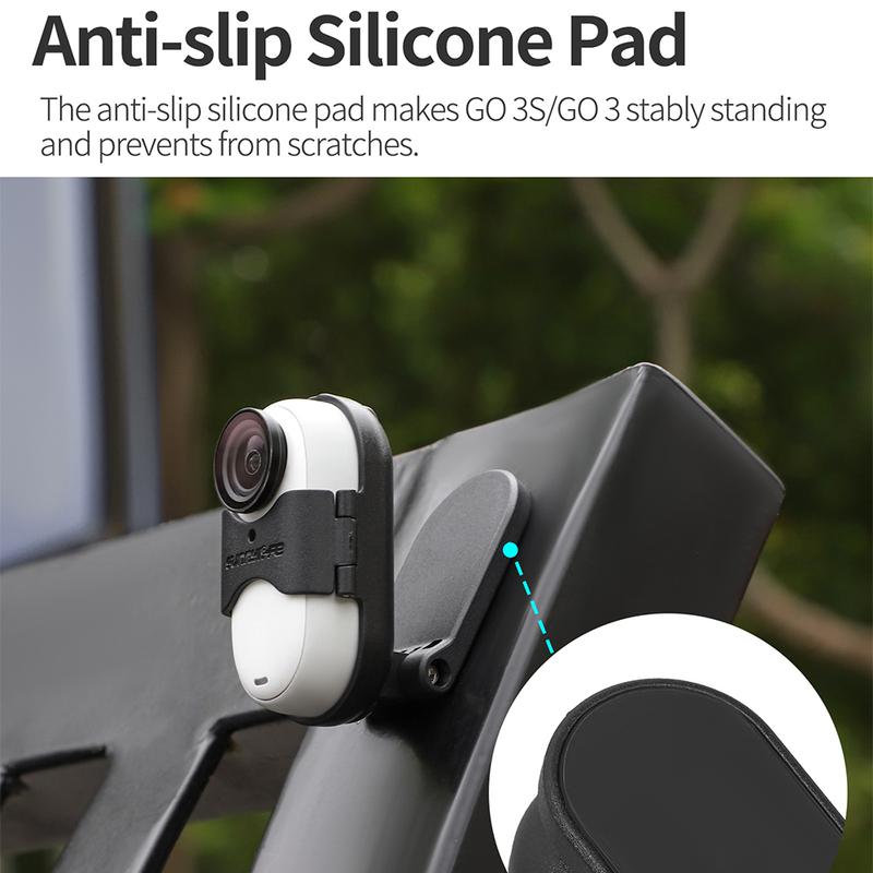 Neck Hold Mount For Insta360 Go 3/3S Multi-Angle Shooting Magnetic Necklace Standing Action Camera Accessories Necklace Strap