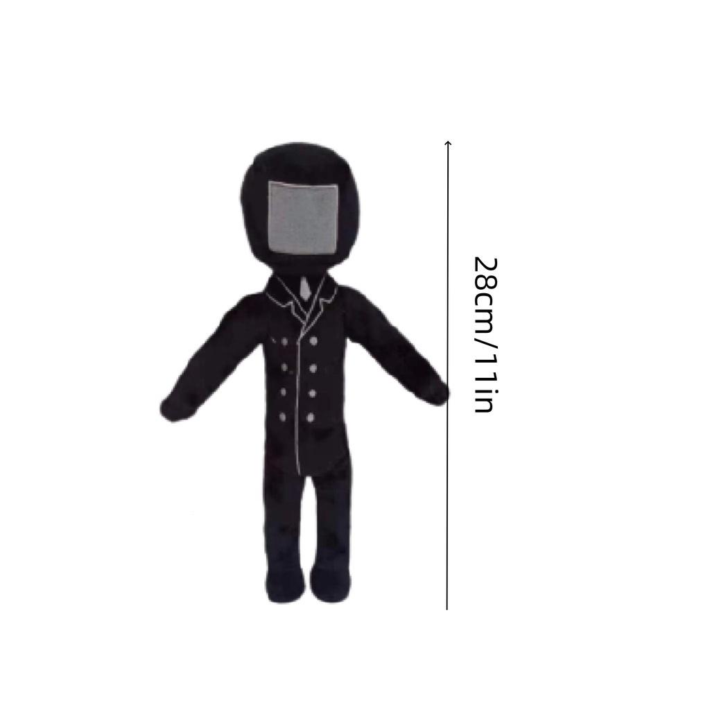 30 см Skibidi Туалет Мягкая плюшевая игрушка Монитор ТВ Фаршированные куклы Шутки игры Реквизит Забавный подарок