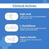 Ежедневное мыло Derma Co Kojic Acid + Glutathione Syndet с койевой кислотой, L-глутатионом и альфа-арбутином для осветления и придания яркости коже - упаковка из 2 шт.