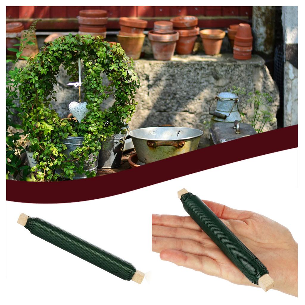 (SU)Вяжущая проволока для флористики и аранжировки цветов 0,65 мм, длина 30 метров