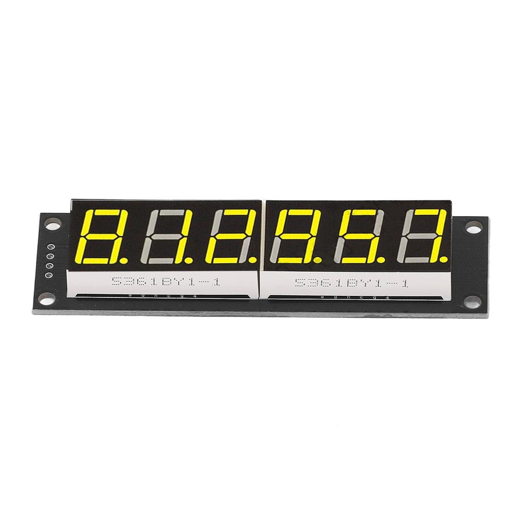 Digital Display Module 0.56in 6 Digit 7 Segment TM1637 Display Tube with Yellow Light