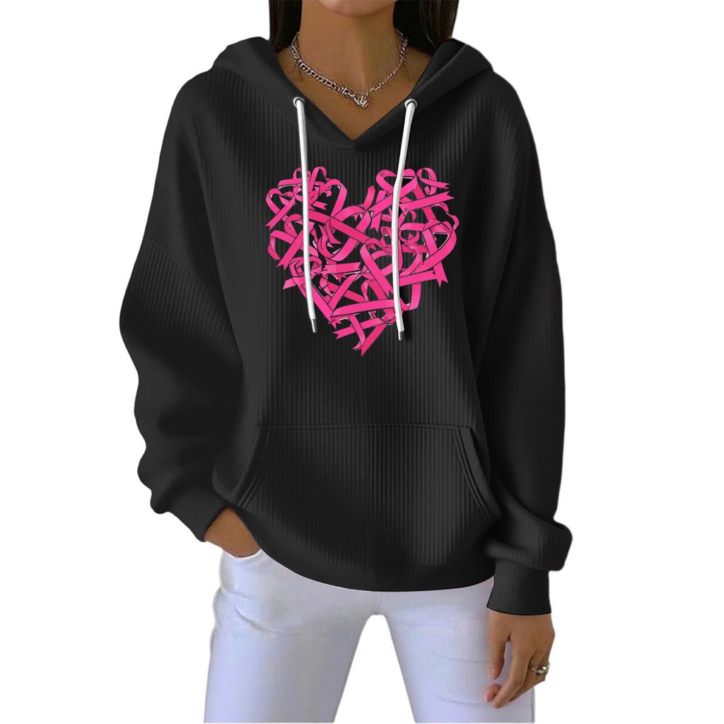 Women's Fashion CasualAngel Printed Pullover Sports Long Sleeve Sweatshirt