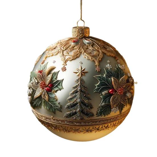 3D Сказочная планета Рождественский орнамент Снежные шары Рождественская елка Снежинка Олень