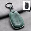 Leather Car Key Case Cover Protective Shell For Chevrolet Chevy Malibu Camaro Cruze Traverse Spark Equinox Sonic Volt Keychain
