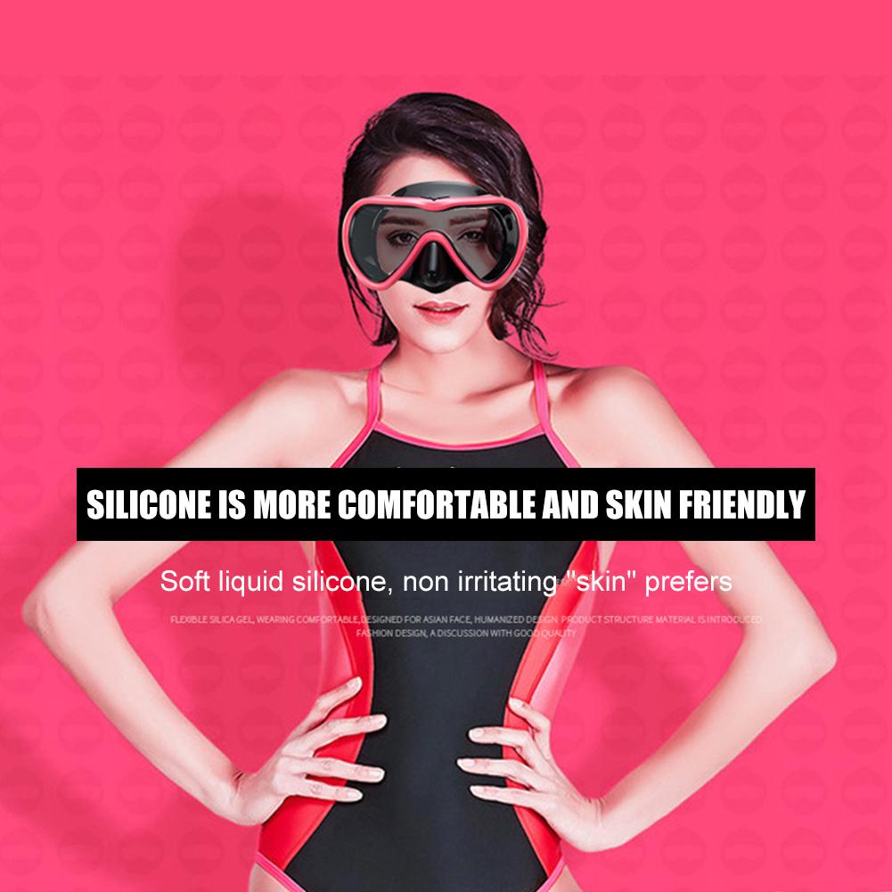 Профессиональная маска для подводного плавания HD с защитой от запотевания, взрослые дайвинг-очки, водостойкие, для снорклинга, плавания, для мужчин и женщин, водный спорт