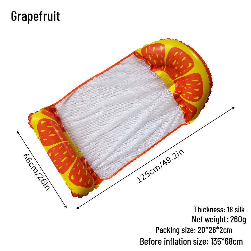 Складной полосатый гамак для бассейна: Надувной матрас-реклайнер нового стиля с сеткой
